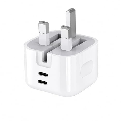 45W USB C Charger For Samsung Galaxy Z Flip 8 7 6 5 4 3 /Z Fold 8 8 Ultra | 7 6 5 4 3 /S26/S26+/S26 Ultra/S25/S25+/S23/S23 Plus/S23 Ultra/S22/S21 Fe Charger Plug, Dual USB C Port GaN Charger Adapter