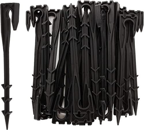 UCLEVER 30Pcs Drip Irrigation Support Stakes, Soaker Hose Stakes Garden Holder Guide Water Hose Stake1/2inch 1/4inch 5/32inch