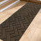 Biscpro Door Mat, 60x200 cm DoorMat Indoor Washable, Doormat Indoor Dirt Trapper Non-slip,Absorbent Inside Entrance Rug Mat for Entryway,Patio,Garden,Laundry Room,Pets - Latte