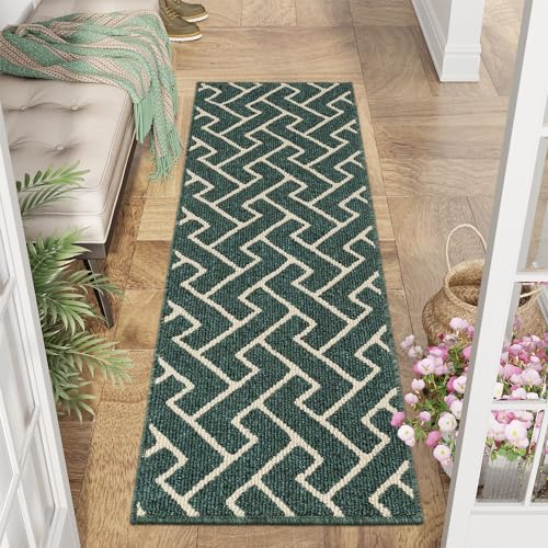 Biscpro Fußmatte mat,Schmutzfangmatte 50x150cm rutschfest Fußmatten, Teppich Waschbar in Waschmaschine Innen & Außen,für Eingangsbereich,Aussenbereich