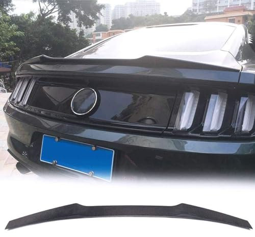 YWLETO Auto-Heckflügel-Spoiler, Dach-Heckflügel-Spoiler, für Ford Mustang GT Shelby GT350 Coupe 2-Door 2015-2019