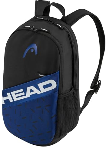 HEAD Unisex-Adult Team Backpack 21L Tennisrucksack, Blau/Schwarz