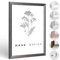 HaakDesign Bilderrahmen schmal RICO 60 X 80 cm Anthrazit Stahl Rahmen für Poster Puzzle Bilder Elegant