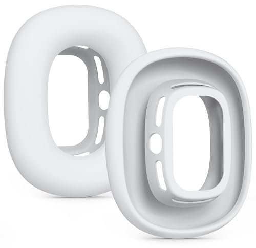 Funda de silicona para auriculares AirPods Max, resistente al sudor, antiarañazos, protector de silicona suave para Apple AirPods Max (blanco)