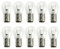 ShuoHui 10 x BAY15D P21/5W KFZ-Lampe 12V / 24V 21 Watt 5 Watt Bremslicht Rücklicht Glühlampe Kugellampe Glühbirne LKW RÜCKLICHT STOPPLICHT BLINKER (24, Volt)
