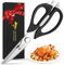 Tijeras de cocina multiusos desmontables, tijeras universales de acero inoxidable con mango cómodo, tijeras robustas para aves de corral, para pollo, carne, pescado, apto para lavavajillas (UE con