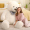 MorisMos 180cm riesen Teddy XXXL, weich groß teddybär XXL,süß kuschelbär plüschbär Freundin Mädchen Partnerin Ehefrau Mutter Kinder Baby