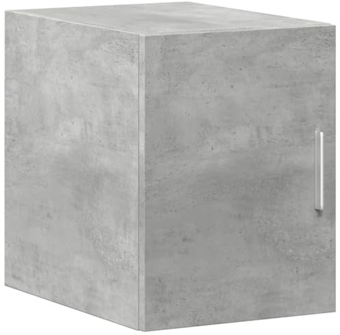 vidaXL Wandschrank Betongrau 30x42,5x40 cm Holzwerkstoff