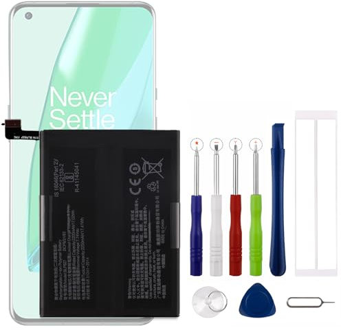 Vvsialeek Neu BLP827 Ersatz Akku für OnePlus 9 pro 1+9 Pro mit kostenlosem Toolkit(2250 mAh).