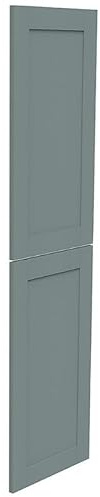 Classic Shaker Kitchen Larder Door (Pair) (H) 976 x (W) 497mm - Green