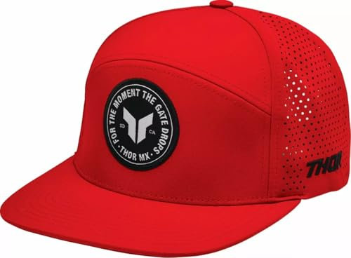 Thor MX Cross Badge Kappe Cap Hat rot