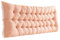 Reading Pillows for Sitting in Bed Adult Back Rest Pillow for Sitting in Bed Tie Straps, Soft Fabric Backrest Bolster Pillow Support Positioning Bed Sofa Rest Reading Pillow(Rose,100 * 50 * 5cm)