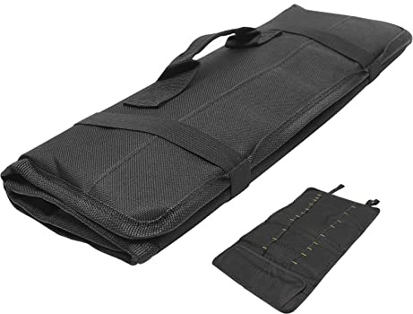 Alipis Sacoche Couteaux Cuisine Portable Toile Résistante Rouleau Couteau Avec Capacité Importante Et Poignée Ergonomique Trousse Professionnelle Pour Chefs Et Bouchers Déplacement