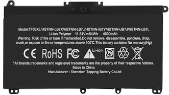 SeaPlant TF03XL Laptop Batterie pour HP Pavilion X360 15-CC 15-CC123CL