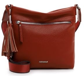 Emily & Noah Umhängetasche E&N Belli 64562 Damen Handtaschen Uni darkorange 614