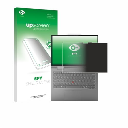 upscreen Blickschutzfolie für Lenovo ThinkPad X1 2-in-1 Gen 10 Aura Edition | Anti-Spy Displayschutz Made in Germany Privacy Screen Protector Sichtschutz Blaulichtfilter Klare Folie
