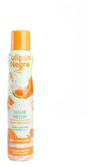 Tulipán Negro - Desodorante Mujer Spray Sugar Melon 200 ml, 0% Sales de Aluminio, Protección Diaria y Sudor Controlado