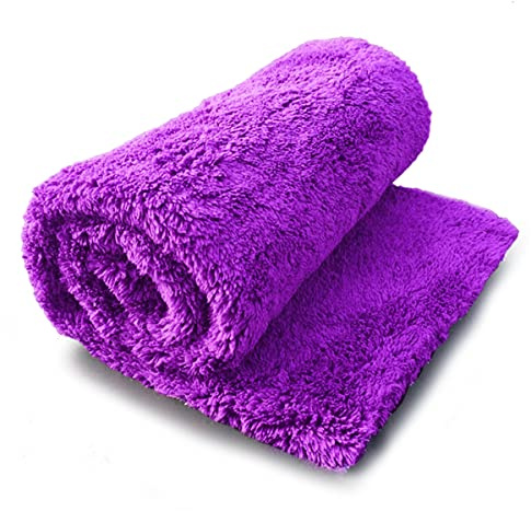 Pure Definition Edgeless Microfibre Towel - Plush Microfiber Cloth For Flawless Car Drying and Buffing, 40 x 60cm 565GSM
