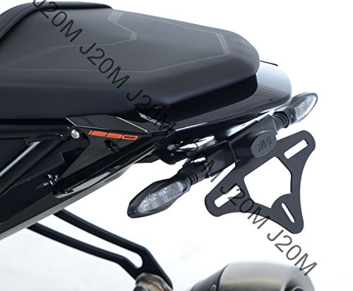 R&G LICENSE PLATE BRACKET TAIL TIDY LP0231BK KOMPATIBEL MIT KTM 1290 SUPERDUKE R 2017 > 2018