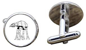 Patch Nation at-at Walker Cabochon Cosplay Cufflinks Manschettenknöpfe