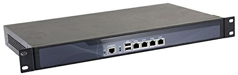 1U Rackmount Firewall Hardware, VPN, Network Security Appliance, Router PC, Intel Atom D525, RS02, 4 x Intel Gigabit LAN/2USB/COM/VGA/Fan,(Barebone, NO RAM, NO Storage, NO System)