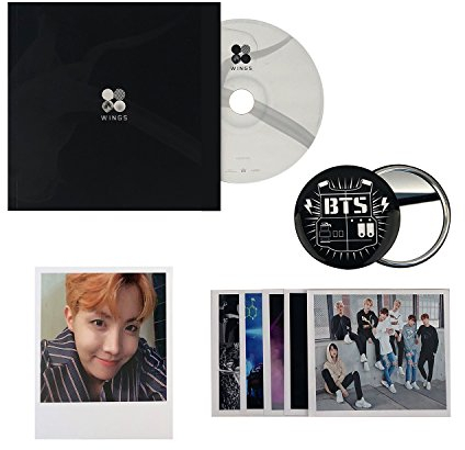 BTS 2nd Album - Wings [ W ver. ] CD + Photobook + Photocard + FREE GIFT / K-POP Sealed