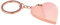 GTR-Prestige Giftware Plain Rose Gold Heart Keyring