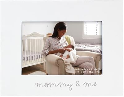 C.R. Gibson Bilderrahmen für Babyfotos, Aufschrift Mommy and Me, 22,9 x 17,8 cm, 2-teilig