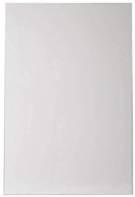 NORDLINGER PRO Crédence Plaque Composite 80 x 120 - Blanc - Idéal pour cuisine et salle de bain