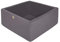 MEOWBABY Piscine À Balles pour Bébé - Carré 90x90x40cm Piscine a Balle pour Enfant sans Balles, Coton, Gris Foncé