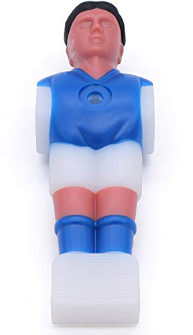 POFET 12 Stück Tischfußball Fußball Mann Guy Spieler - Tischfußball Zubehör - Perfekt für Spieler Turnier Ersatzteile Blau
