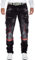 Cipo & Baxx Herren Jeans CD561-bans Schwarz W34/L36