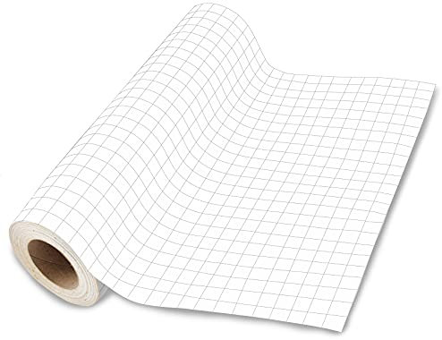 Finest Folia Übertragungsfolie MT80P transparent mit Gitterlinien Application Tape für Plotter PVC Folie Transferfolie zum Verkleben von Vinyl Sticker Aufkleber (63 x 300 cm)