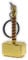 LizMatech. Thor Hammer Mjolnir Keyring Ornament 100g each Exclusive Solid Single Piece Won't Snap (Shiny Chrome Gold & Brown)