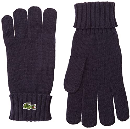 Lacoste Unisex-Handschuhe, Marineblau, Medium