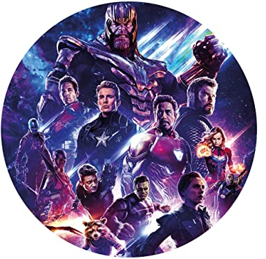 Tortenaufleger Avengers, rund 20cm Fondantpapier PREMIUM