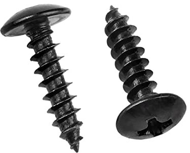 ORANXIN M6 x 40mm 40 Pcs Acier Carbone Tête ronde Vis à bois Cruciformes Tête de Champignon Vis autotaraudeuses