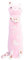 MOMOMI Nice Group Kurai Mimi 80 cm, 1 Pupazzo Gatto Rosa
