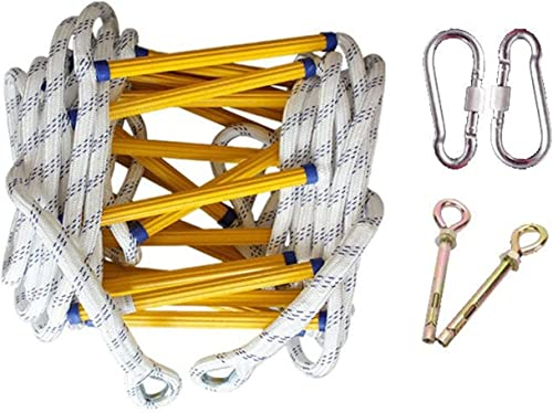 JSY Notfall Feuerleiter Rettungsleiter Notfall-Feuerleiter for Fenster und Balkon for den schnellen Einsatz im Feuer Feuer Rettungsleiter (Color : 18m)