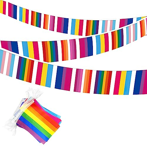 Bandiera Arcobaleno Pace Hillylolly Bandiera Arcobaleno Gay, Gay Pride Bandiera, Bandiere Lgbt per Feste, Sfilate del Mese Dell'Orgoglio, Interni ed Esterni, Decorazione del Giardino 10 Metri-B