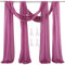 auons Hochzeit Bogen Sheer Vorhänge Hintergrund, 600x75cm Voile Vorhang Chiffon Drapierung, Tüllstoff Vorhänge Arbor Draperie für Hochzeitszeremonie Empfang Party Deckendekor, Blasse Mauve, 2 Panels