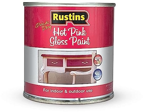 RUSTINS Hot Pink Gloss Paint 250ml