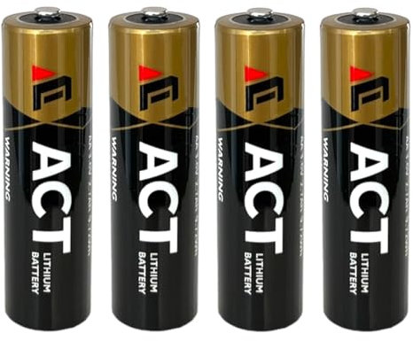 ER14505 AA Battery (4 pack) LS14505 3.6v 2700 mAh Lithium Battery ACT