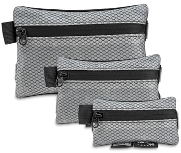 TACTICAL_GEEK Storage A5 EDC Aufbewahrungstaschen-Set, Mehrzweck-Haken und Schlaufen EDC Gadget-Tasche, Utility Kleine Werkzeugtasche, Trenner Taschenorganisator für den täglichen Gebrauch, Schwarz
