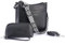 PS PETITE SIMONE Umhängetasche Damen Crossbody Bag mit Clutche Handtasche Schwarz für Tägliches Arbeiten Einkaufen Handy Schultertasche für Frauen Zwei Verstellbar Schultergurten Ausgestattet Doris