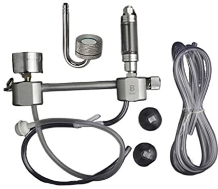 LEPREM Medidor regulador de CO2 Acuario DIY CO2 Kit de Sistema generador con Contador de Burbujas de válvula solenoide for Plantas Medidor para Cerveza de Barril casera (Color : D01-01-d, Size : S)