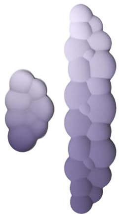 Kuxiptin Cloud-Tastatur-Handgelenkauflage,Cloud-Handgelenkauflage | 2 Stück Cloud-Handballenauflage,Schreibtisch-Wolken-Handgelenkpolster, niedliche Tastaturauflage, ergonomische Handballenauflage mit