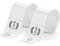 Logei Etiketten，2 Rollen 50 * 20 mm Etikettendrucker selbstklebend Thermo Etiketten，Adressaufkleber Wasserdicht Etikettenband Papier für Etikettiergerät Ersatz,kleine Unternehmen,Schule, Büro