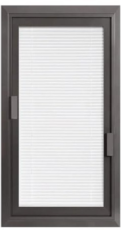 YJEUZCD Un Solo Vaso Incorporado Persianas Cortinas con Aluminio Marco, Familiar Baño Cocina Sala De Estar Restaurante Apagón Ventana Sombras(300x950 mm)