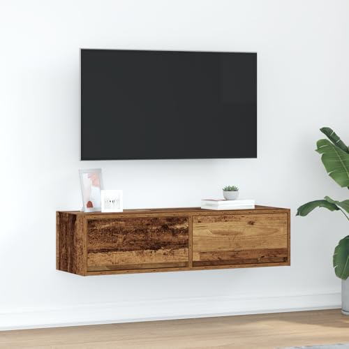 EMYRLXQW TV-Ständer & TV-Schränke TV-Schrank Old Wood 100x31x25,5 cm Holzwerkstoff